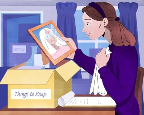 Organize while you work and take your time: six actions to emptying a relative’s home when they die